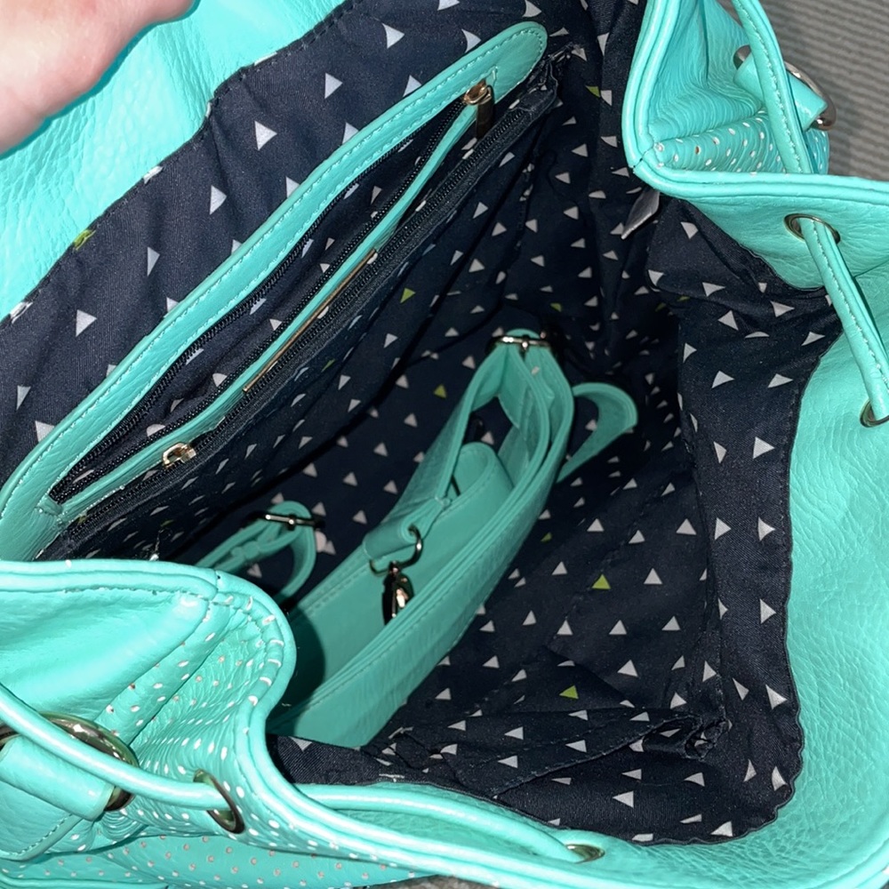 Turquoise Backpack - image 4